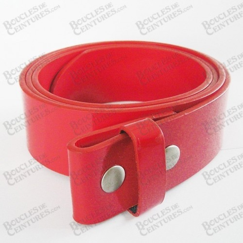 CEINTURE SIMILICUIR DE COULEUR ROUGE