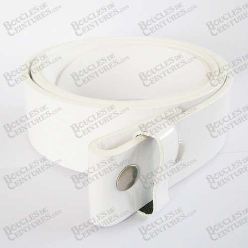 CEINTURE SIMILICUIR DE COULEUR BLANC CEINTURE SIMILICUIR DE COULEUR BLANC