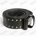 CEINTURE NOIR AVEC INSERTIONS DE CLOUS DE FORME RONDS