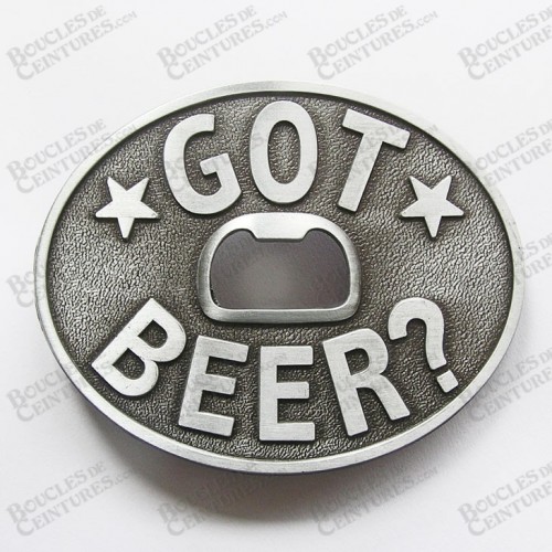 DÉCAPSULEUR "GOT BEER ?" DE FORME OVALE DÉCAPSULEUR "GOT BEER ?" DE FORME OVALE