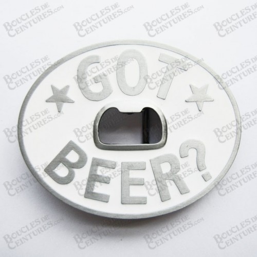 DÉCAPSULEUR "GOT BEER ?" DE FORME OVALE DÉCAPSULEUR "GOT BEER ?" DE FORME OVALE