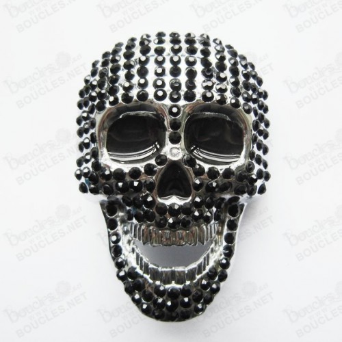 CRÂNE RIEUR AVEC DIAMANTS STRASS CRÂNE RIEUR AVEC DIAMANTS STRASS