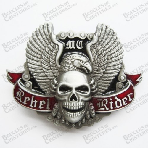 "REBEL RIDER" TÊTE DE MORT "REBEL RIDER" TÊTE DE MORT