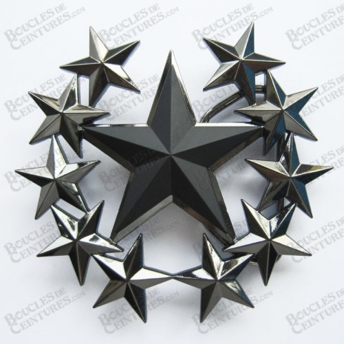 ETOILE DE SHERIFF AVEC COURONNE DE LAURIERS ETOILEE ETOILE DE SHERIFF AVEC COURONNE DE LAURIERS ETOILEE