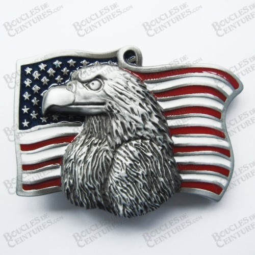 DRAPEAU USA AVEC AIGLE AMÉRICAIN DRAPEAU USA AVEC AIGLE AMÉRICAIN
